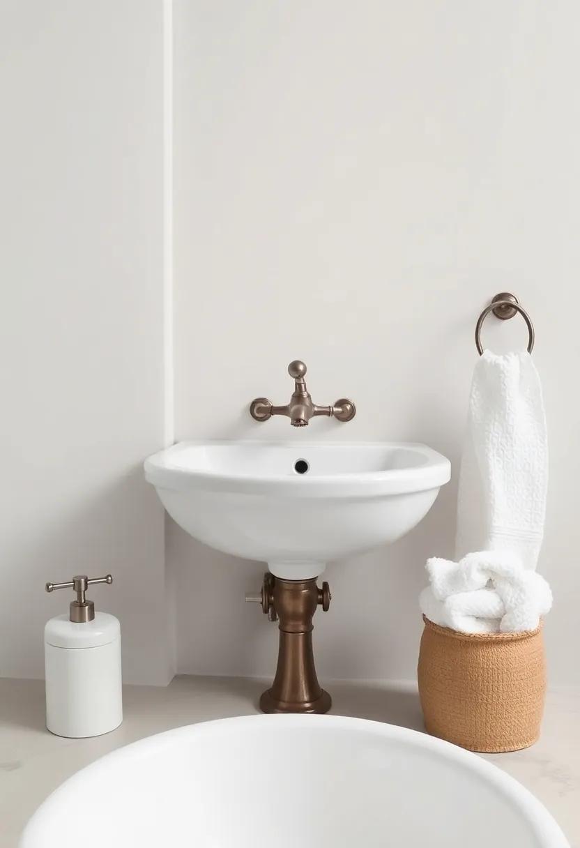 Old-Fashioned Faucets: Upgrade your sink with charming bridge faucets or vintage-style fixtures to evoke‍ a timeless, classic feel