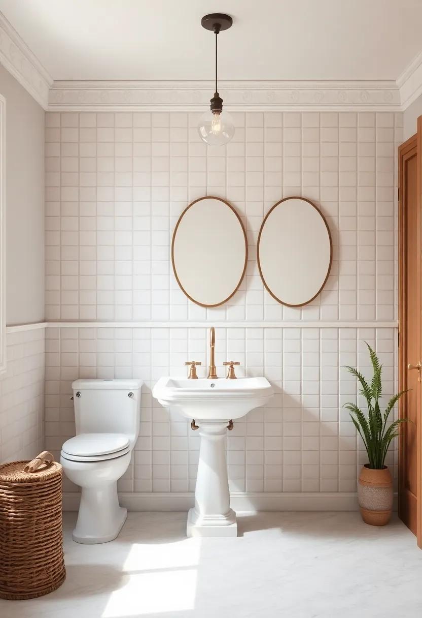 Pedestal Sinks: explore the classic charm ​of pedestal sinks that free up floor space while creating a light, airy feel