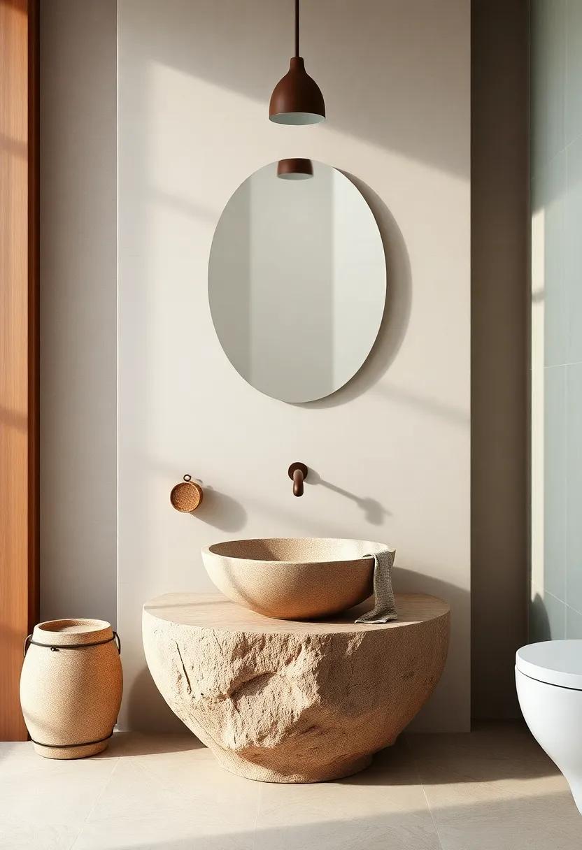 Stone Basins: ‌Integrate a unique​ stone basin for your sink to ⁣create an earthy, natural focal point that stands out