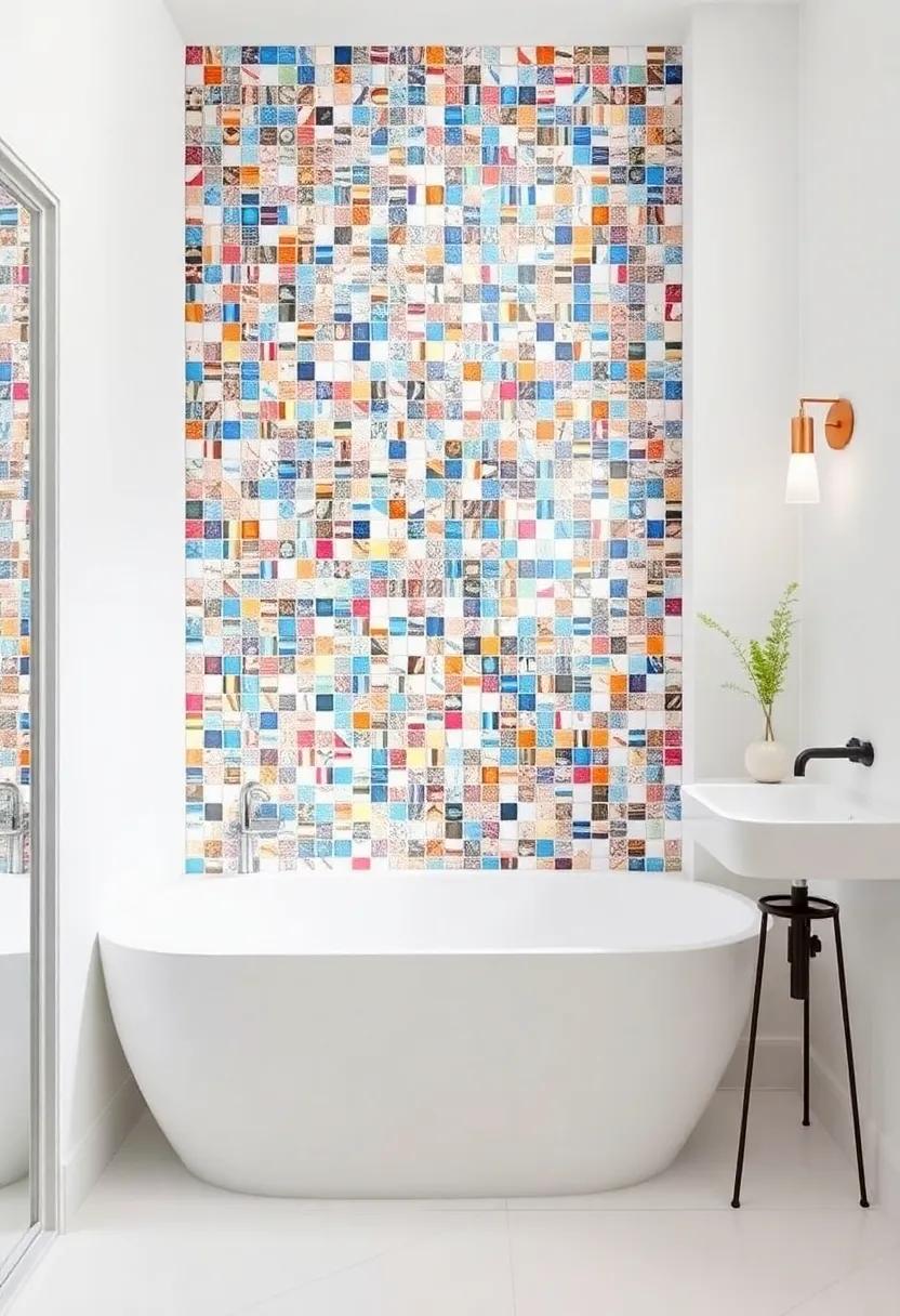 Vibrant Mosaic accents‌ That Infuse Personality Into Your Bathroom Space