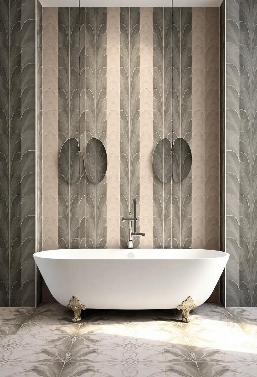 Art⁢ Deco-Inspired Patterns To Channel Vintage Glamour In Your ‌bath Space