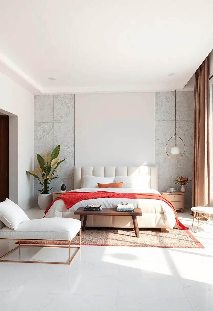 Creating a Focal⁢ Point With Bold Color in ⁤a White-Dominated Room