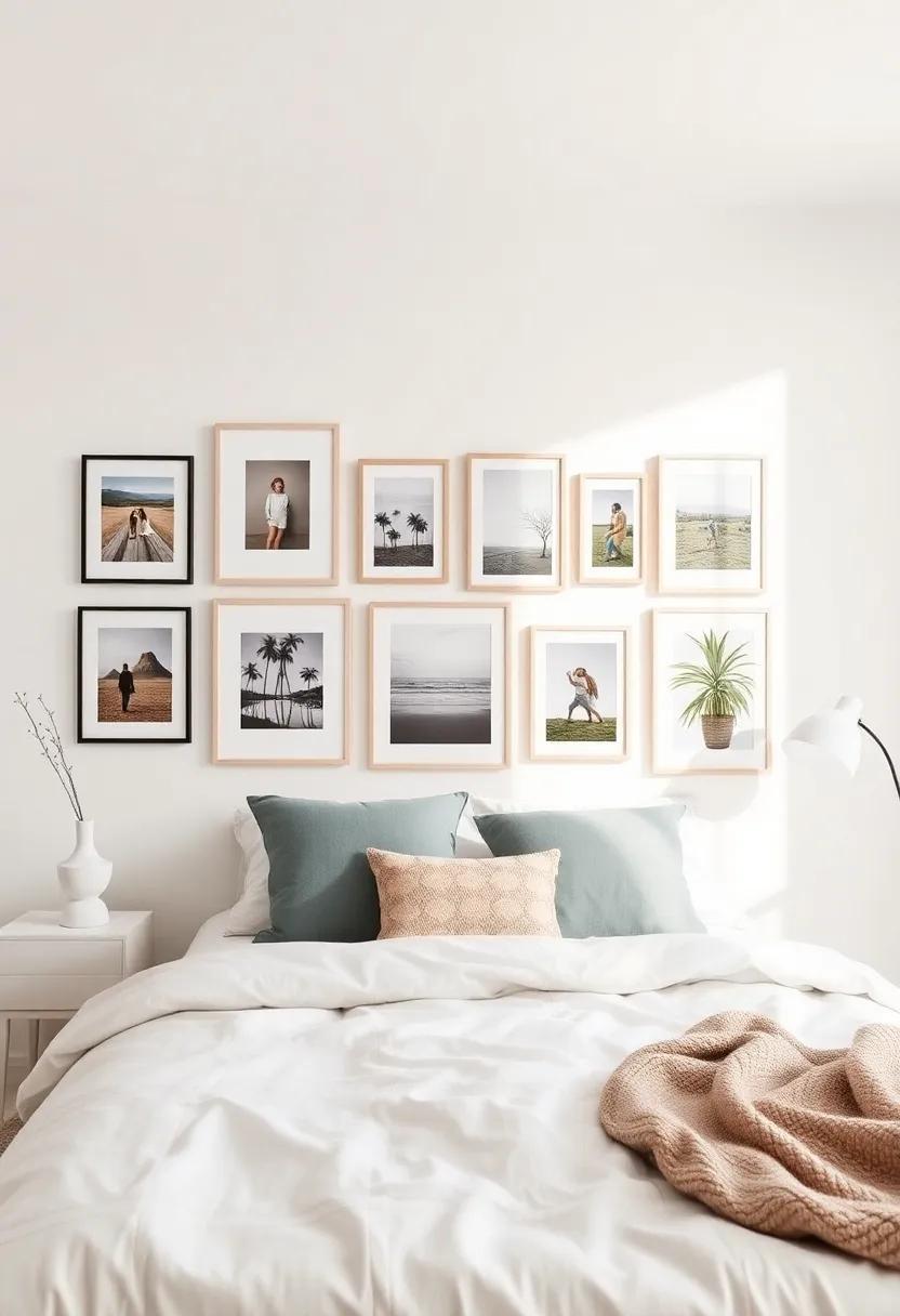 Personalized Gallery Wall: Curate a gallery wall with your favorite photos and art pieces to showcase your unique journey