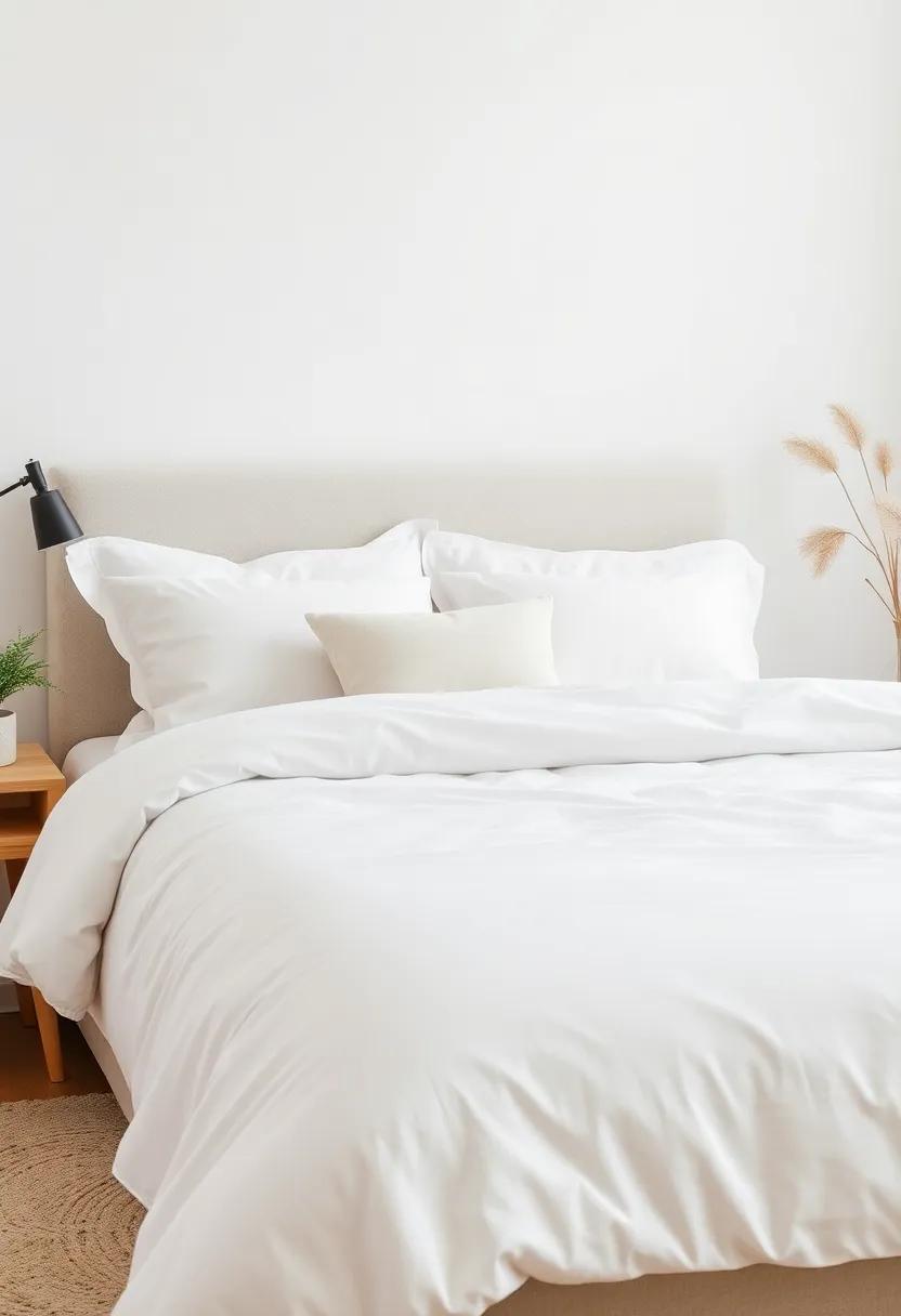 soft Bedding Layers: Experience the luxury of layering your bed with plush blankets and decorative pillows for that perfect hotel-feel