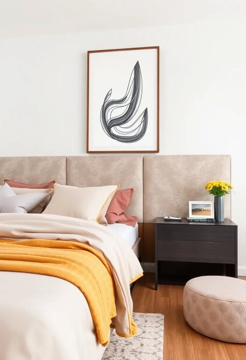 Statement Headboards: Learn how an oversized headboard can become the focal point of your bedroom, adding personality and style