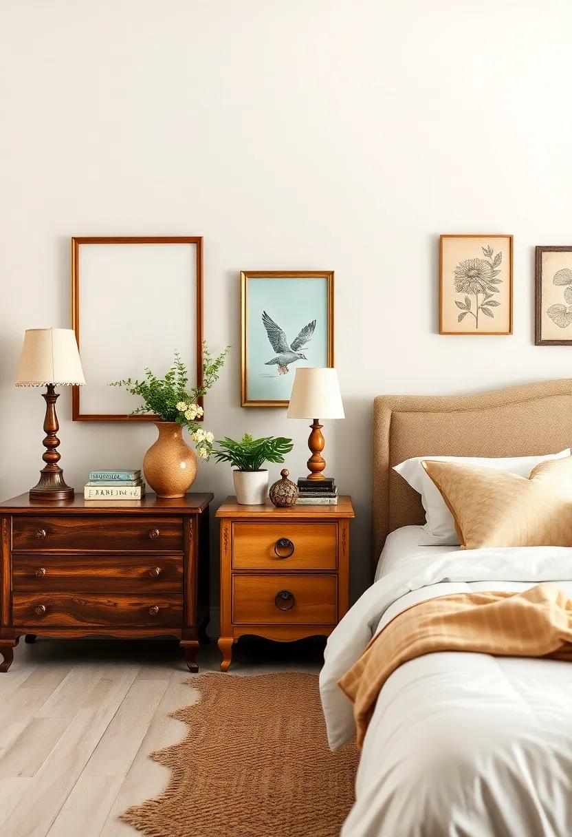 Vintage Accents: Add charm and character to your bedroom with vintage furniture pieces and decorative items that tell a story