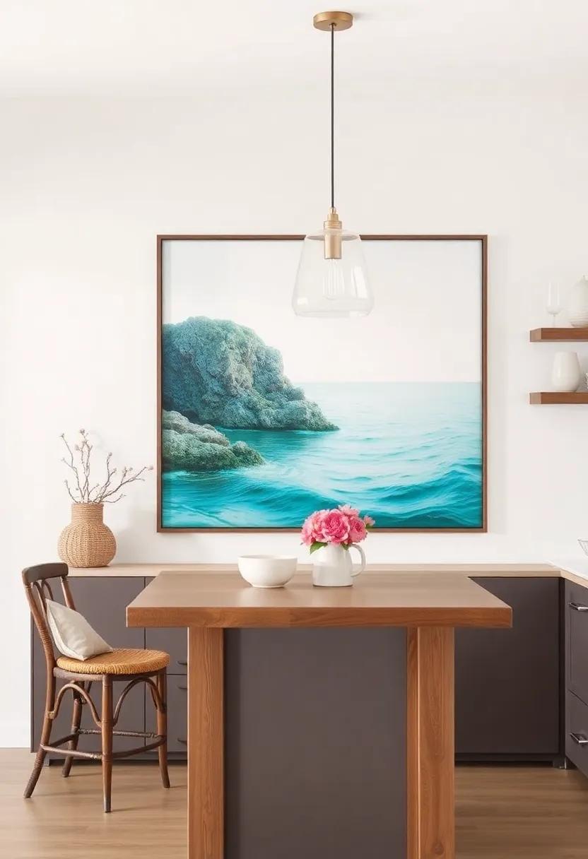 Coral-Inspired Artwork: Hang artwork that features coral motifs⁢ or ocean landscapes to bring the beauty of the sea into your kitchen