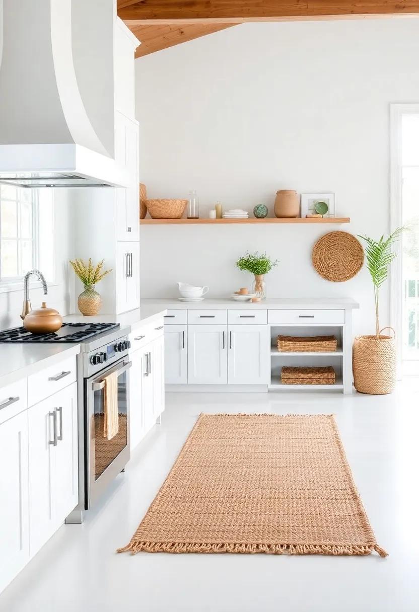 Woven Textiles: Use jute or sisal rugs and runners to ⁤add a natural‍ element underfoot, reminding you of beach side cabanas