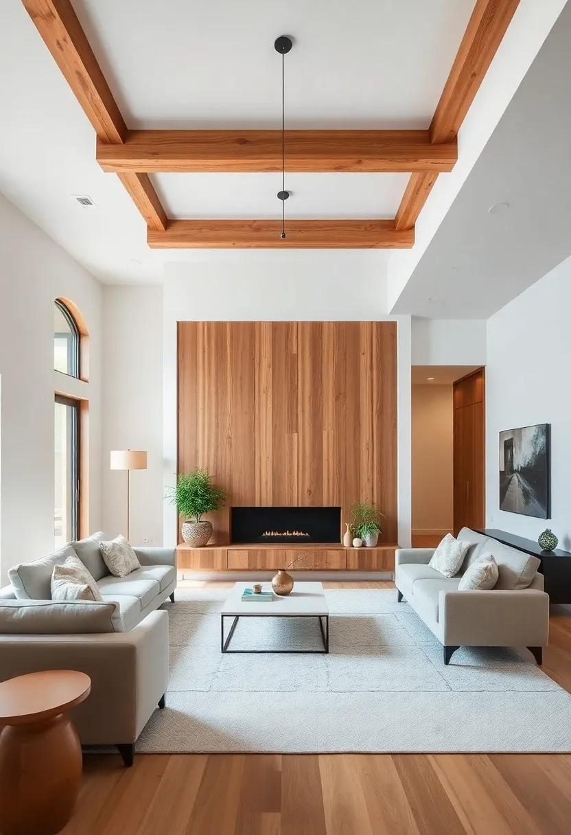 Ceiling Beams: Incorporate exposed⁢ ceiling beams⁢ to create a⁢ natural‌ division in space that‍ maintains an open,rustic feel