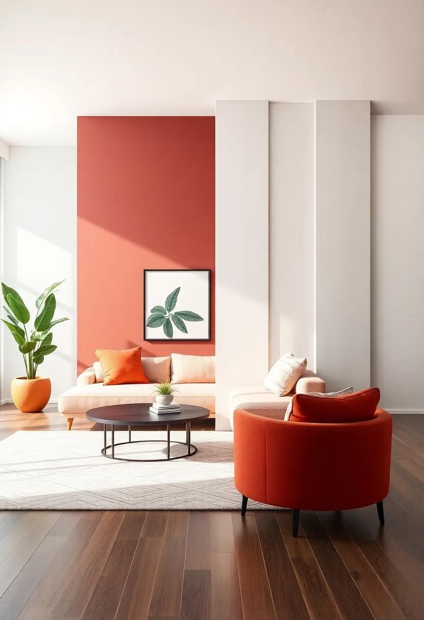 Indoor Plants: Form ⁤a ⁢natural division with ‌tall⁢ indoor plants or vertical gardens,⁤ bringing life and‍ greenery into your ⁢living ‌room