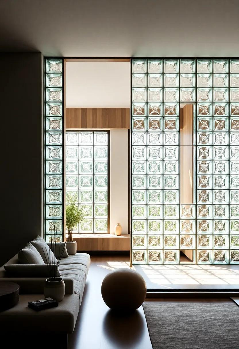 Glass Blocks: Incorporate glass blocks for a modern touch‍ that offers privacy ⁣while⁣ allowing light ⁢to dance⁣ through