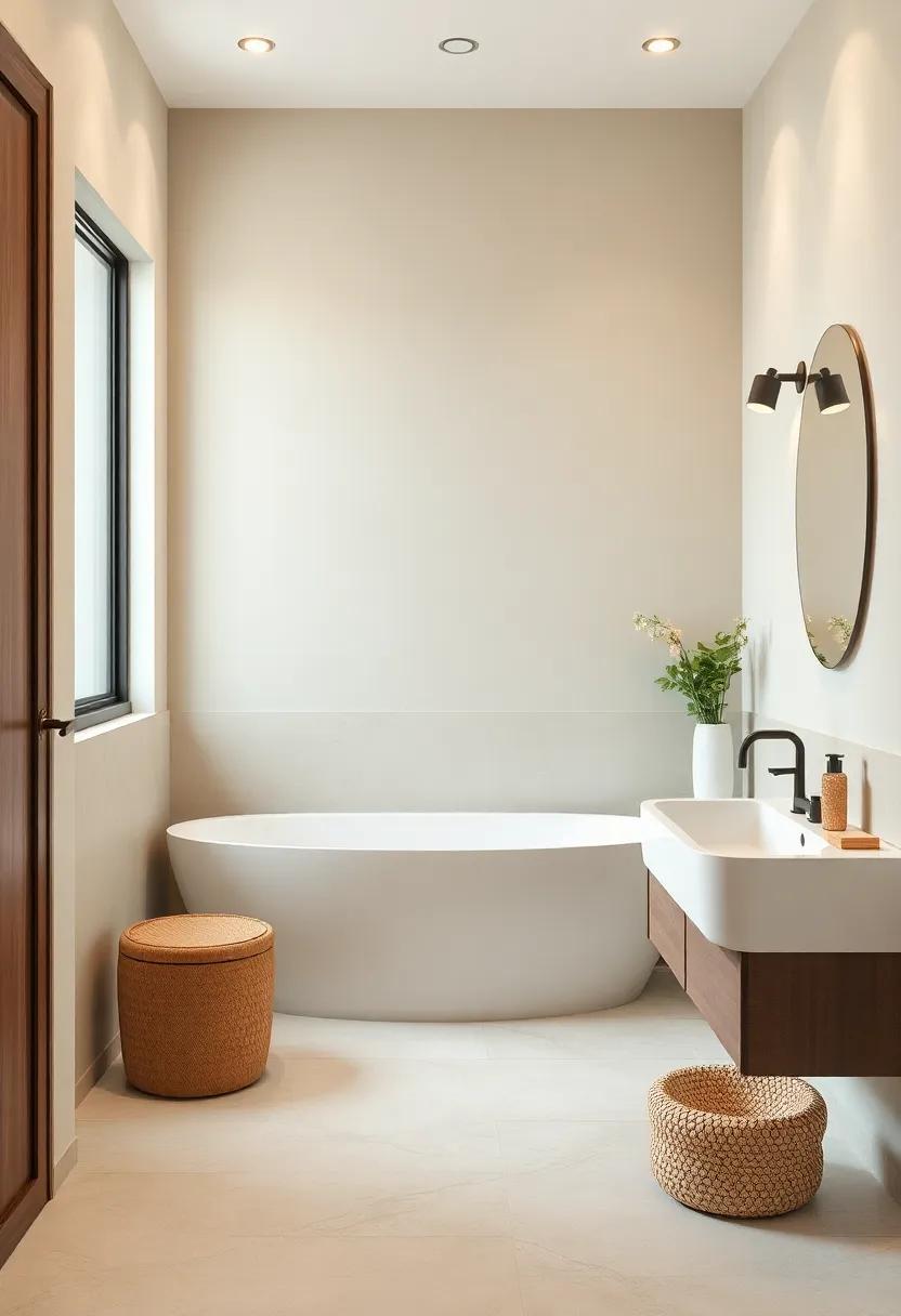 Harmonious Color Schemes: ‍Utilize a harmonious blend of earth tones, like terracotta,⁣ olive green, and‍ soft whites, to foster ‍a peaceful and ⁤cohesive ⁣bathroom design