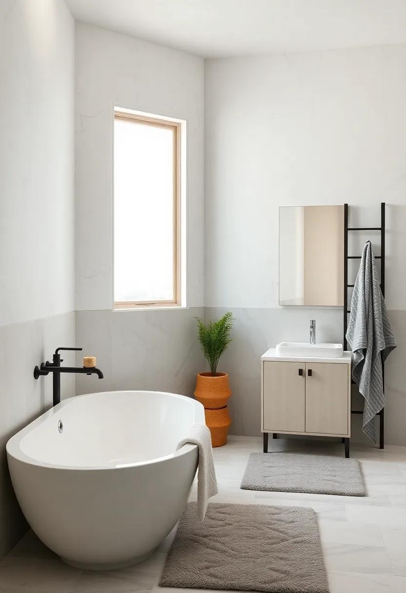Layered Textures: Combine various textures through ⁤bath mats, towels, and wall treatments ⁤to create depth and interest in the design