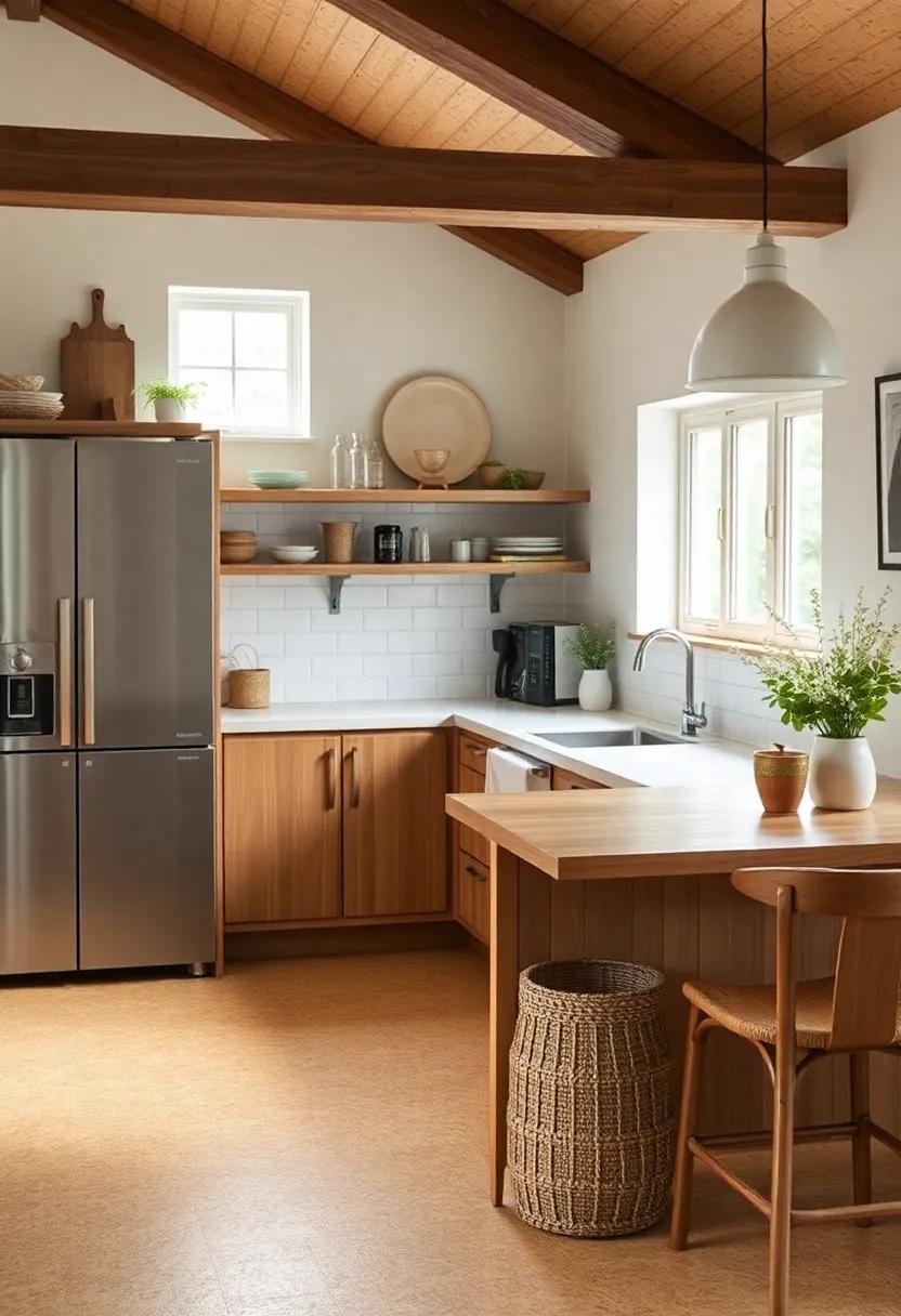 Eco-Friendly Cork ​Flooring Adding Sustainable Beauty to Cottage Spaces