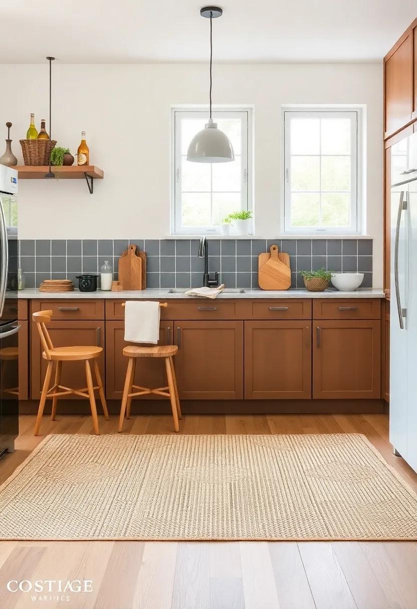 Relaxed natural Fiber Rugs Creating a⁢ Comfortable Gourmet Environment