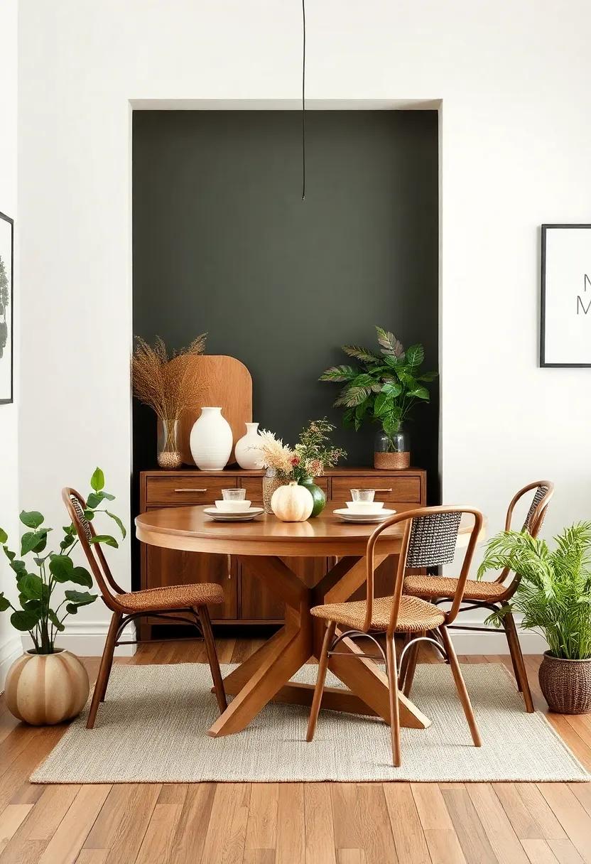 Greenery galore: Incorporate houseplants or⁣ dried‌ flowers ⁤to add life and⁣ natural beauty to your dining area