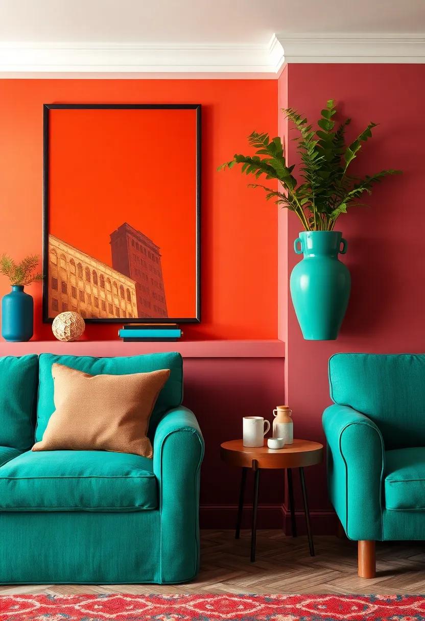 Bold color Palettes: Transforming​ spaces with Vibrant Hues