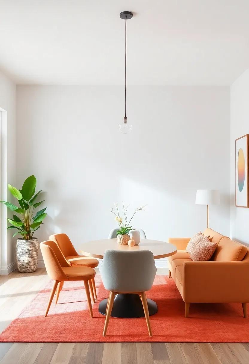 Color⁣ Coordination: Unify the two areas with a⁤ consistent color palette,using complementary shades for walls,furniture,and decor