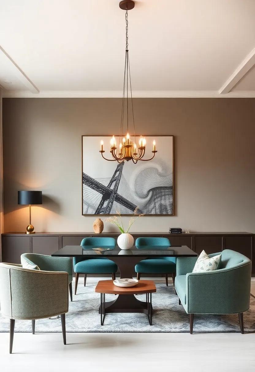 Statement Lighting: Invest‌ in a striking chandelier or pendant lights that draw ⁢the eye and create a stylish focal point for the space