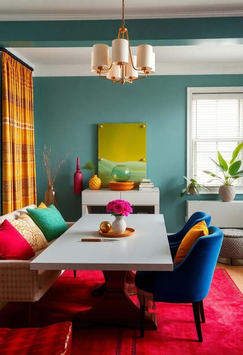 Colorful Accent ⁤Pieces: Introduce vibrant accents through cushions, throws,‍ and decorative ⁢objects to invigorate⁤ the space​ and personalize your decor