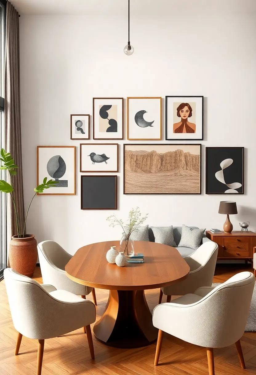 Wall ⁤Art Display: Hang a curated collection of‍ artwork that spans both⁤ spaces to create a gallery-like atmosphere and enhance the⁤ sense of flow