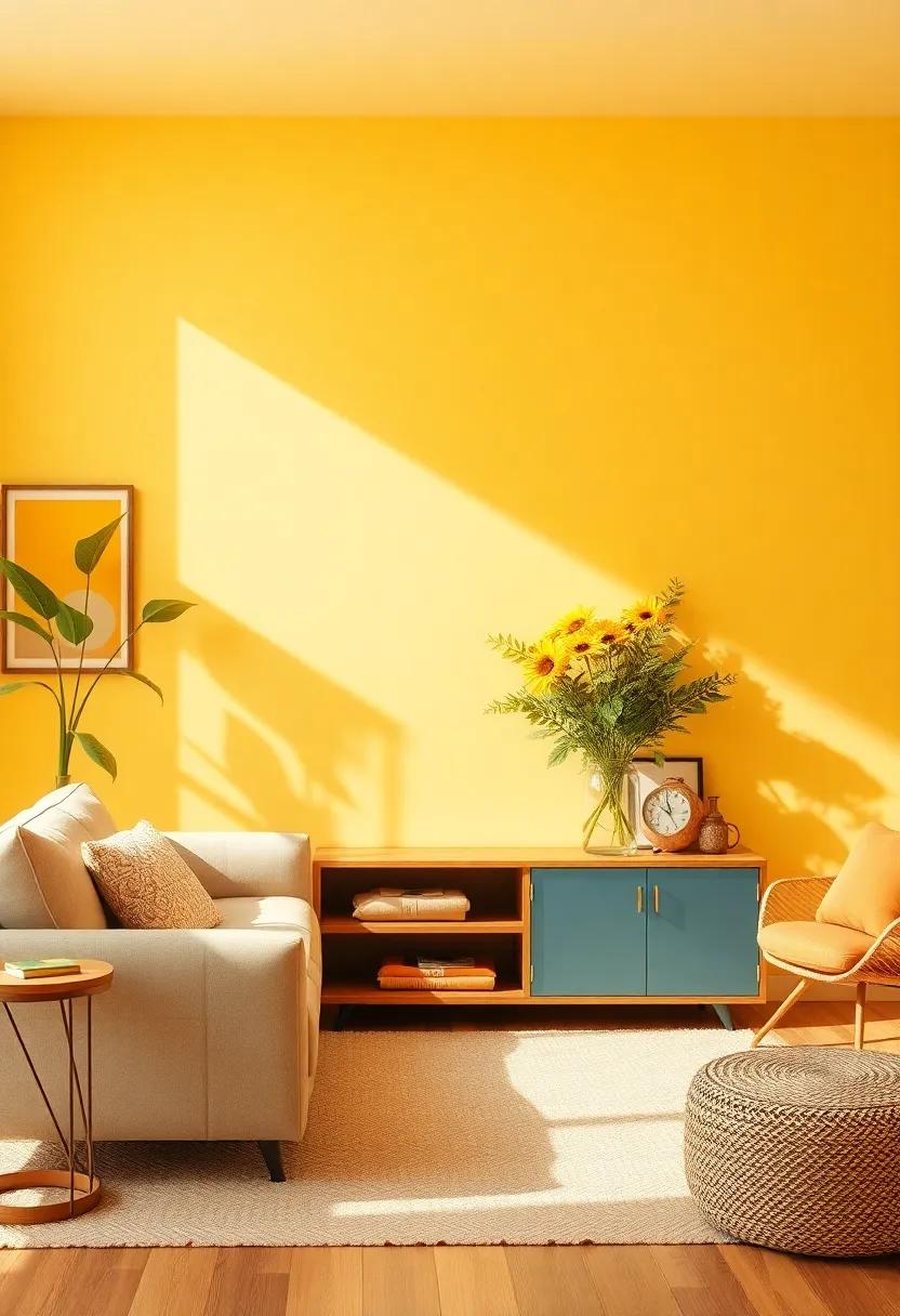 Sunflower Delight: Capture ‌joy with a sunny palette of bright yellow,‍ cheery ‌orange, and earthy brown, perfect for uplifting your ‍mood