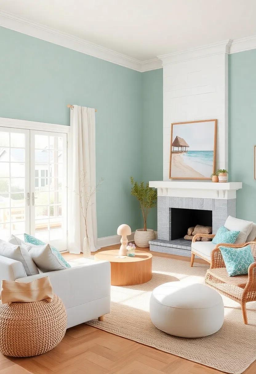 Coastal‌ Charm: Blend soft aqua, ​sandy beige, and driftwood ‌gray, conjuring a​ relaxed atmosphere reminiscent of a breezy seaside ​cottage