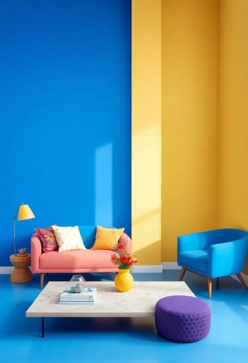 Bold &⁢ Bright: Utilize‍ high-energy⁢ colors like vibrant red, canary yellow, and ‌cobalt blue for a fun and empowering‌ space