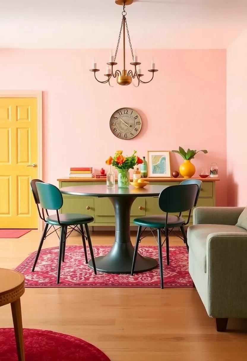 Vintage Finds: Scour thrift stores or flea markets for unique, colorful⁤ pieces like‌ a quirky sideboard ⁤or retro ‍bar cart that contributes to an eclectic⁤ vibe