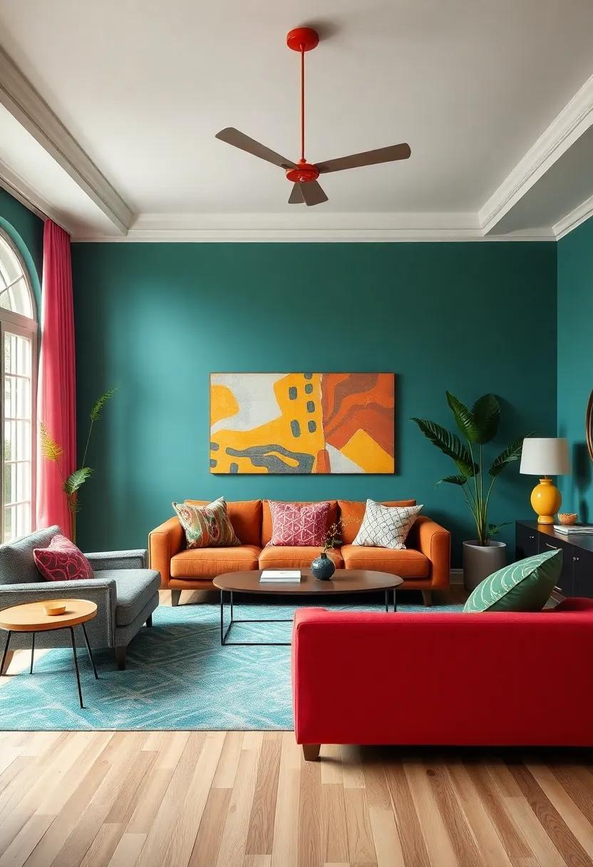 Daring Color‌ Combinations: ⁢Harnessing Bold ‌Hues to Create⁣ Vibrant ⁤Spaces