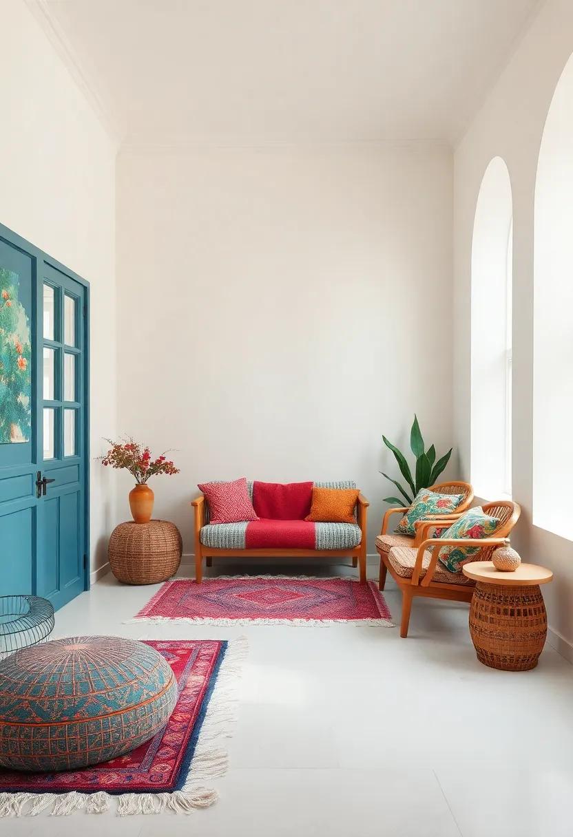Embracing a Tapestry ⁣of⁢ Cultures ‍Through Colorful Rugs ⁤and Textiles