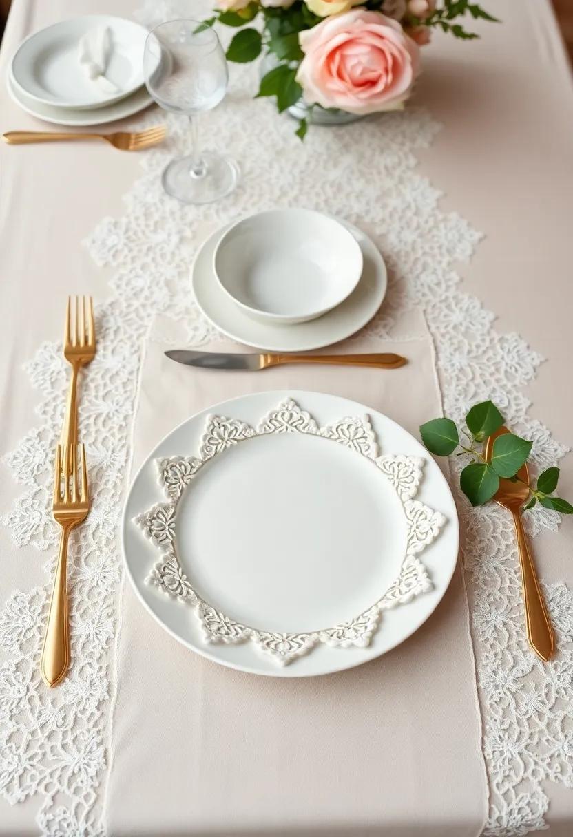 Layered ⁣Textures: ⁣Combine‌ a ‍delicate lace ⁣runner over a‍ solid ‌tablecloth for a visually ‍stunning contrast that adds depth to your table setting
