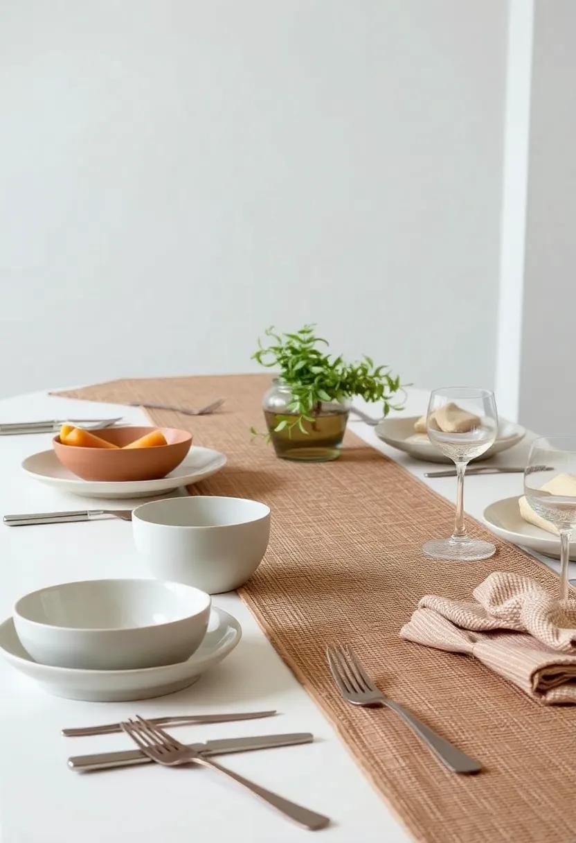 Sensory Overload: Enrich your gathering⁤ with a ⁣selection of​ textured runners, ceramics, and ⁣linens that ⁢invite‌ guests to experience ⁣your‌ dining setup with all ​senses