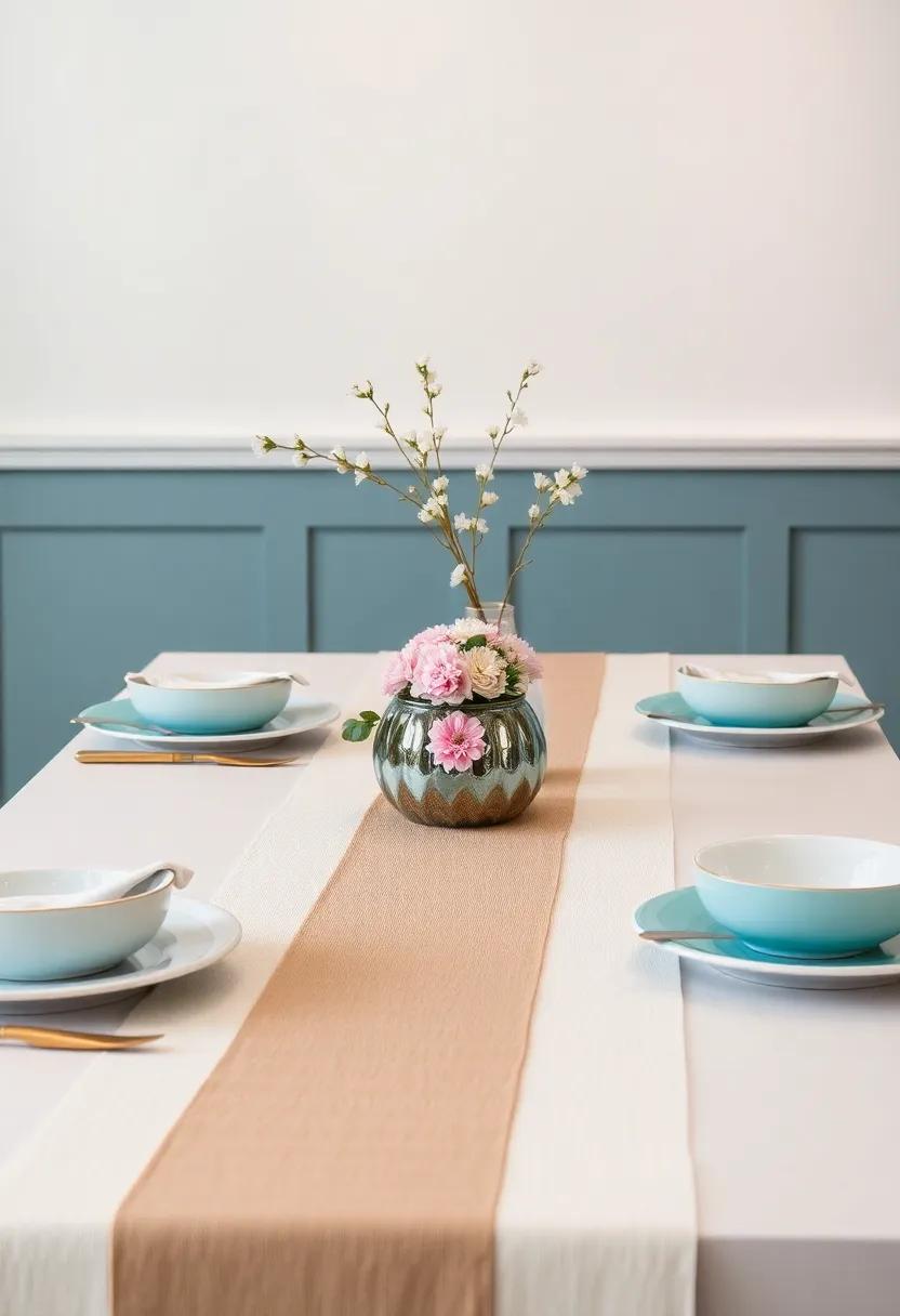 Themed⁢ Decor: ‍Set the​ mood⁣ for various gatherings by selecting ⁣table runners and dinnerware​ that resonate with the theme‌ of your event,‌ from ​beachy to cozy