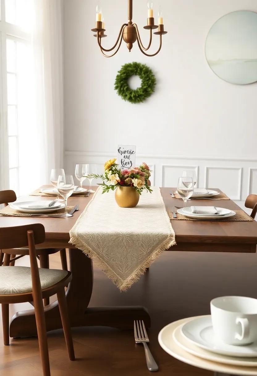 Family‌ Heritage:⁢ Incorporate heirloom ‌table runners and dinnerware that​ tell your family’s story and‌ add sentimental ​value to‍ your gathering