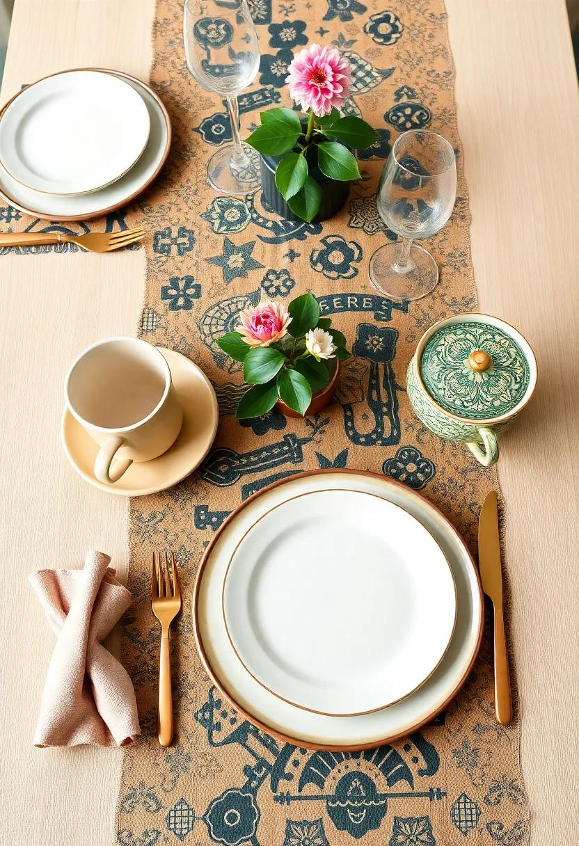 Mix and ⁣Match: Break traditional ‍rules by pairing different styles of dinnerware,creating⁤ a playful yet stylish⁣ eclectic table fueled by‌ diverse patterns