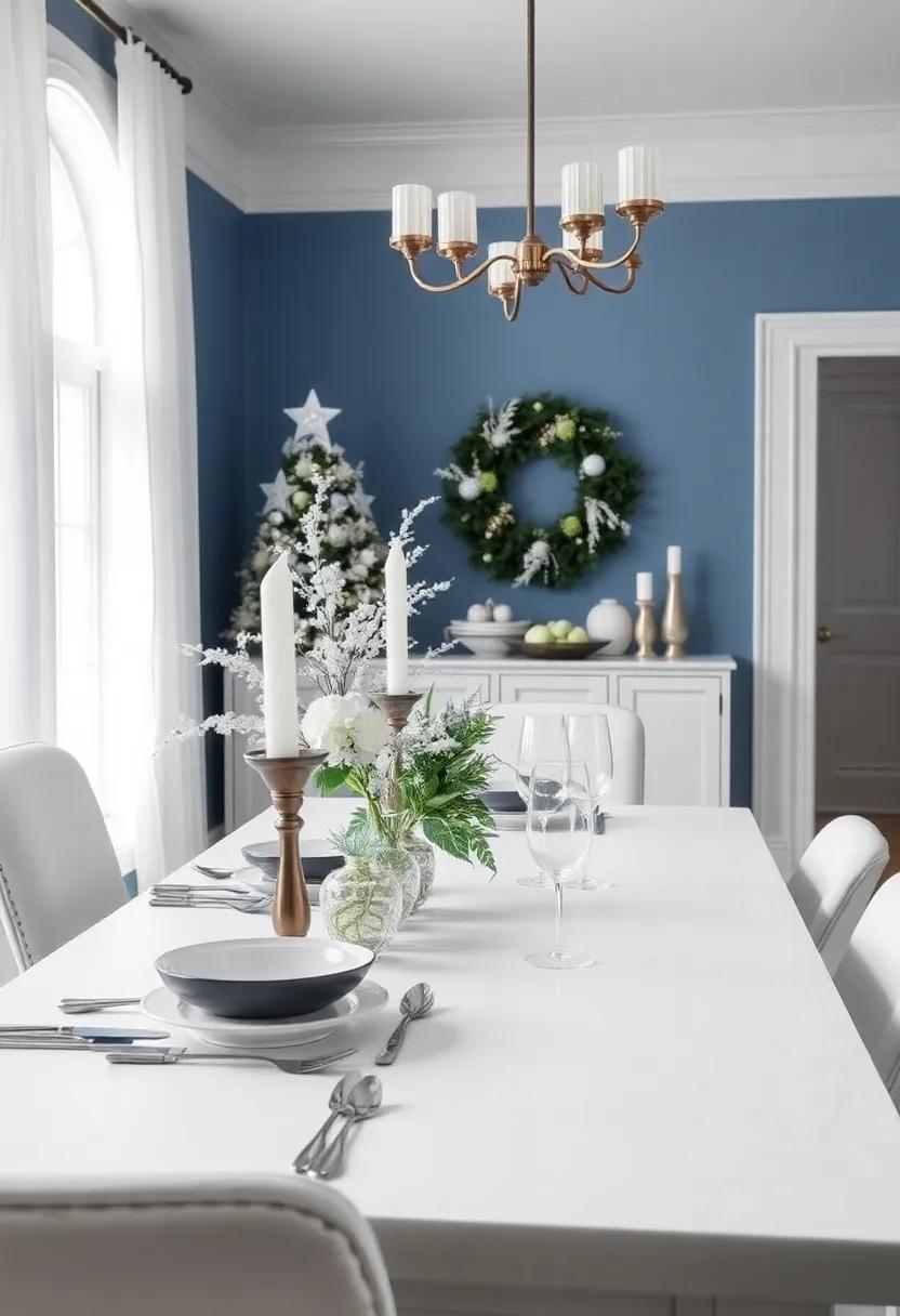 Monochromatic ‍Magic: Select a single color palette—like all-white or shades of blue—to create a serene and sophisticated⁤ dining experience