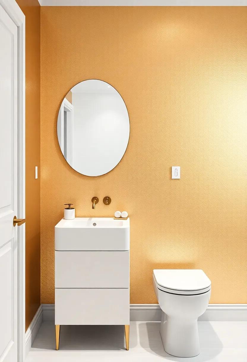 Modern Metallic Accents: Add a touch of glam with metallic wallpapers that catch‍ the light, ‍creating‌ a luxurious and sophisticated ambiance