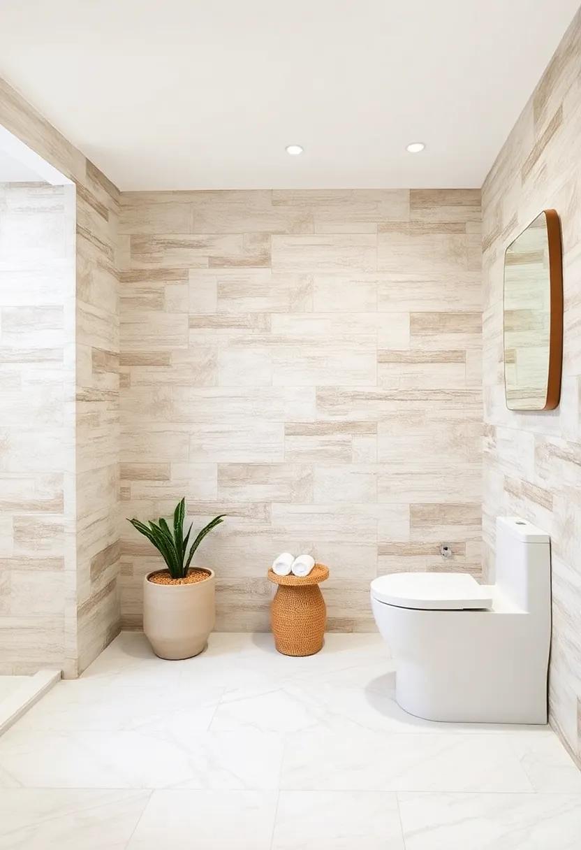 Simplistic ‌natural Textures: Choose wallpaper that⁢ mimics‌ natural materials​ like‍ stone or grass ⁢cloth for a down-to-earth yet upscale vibe