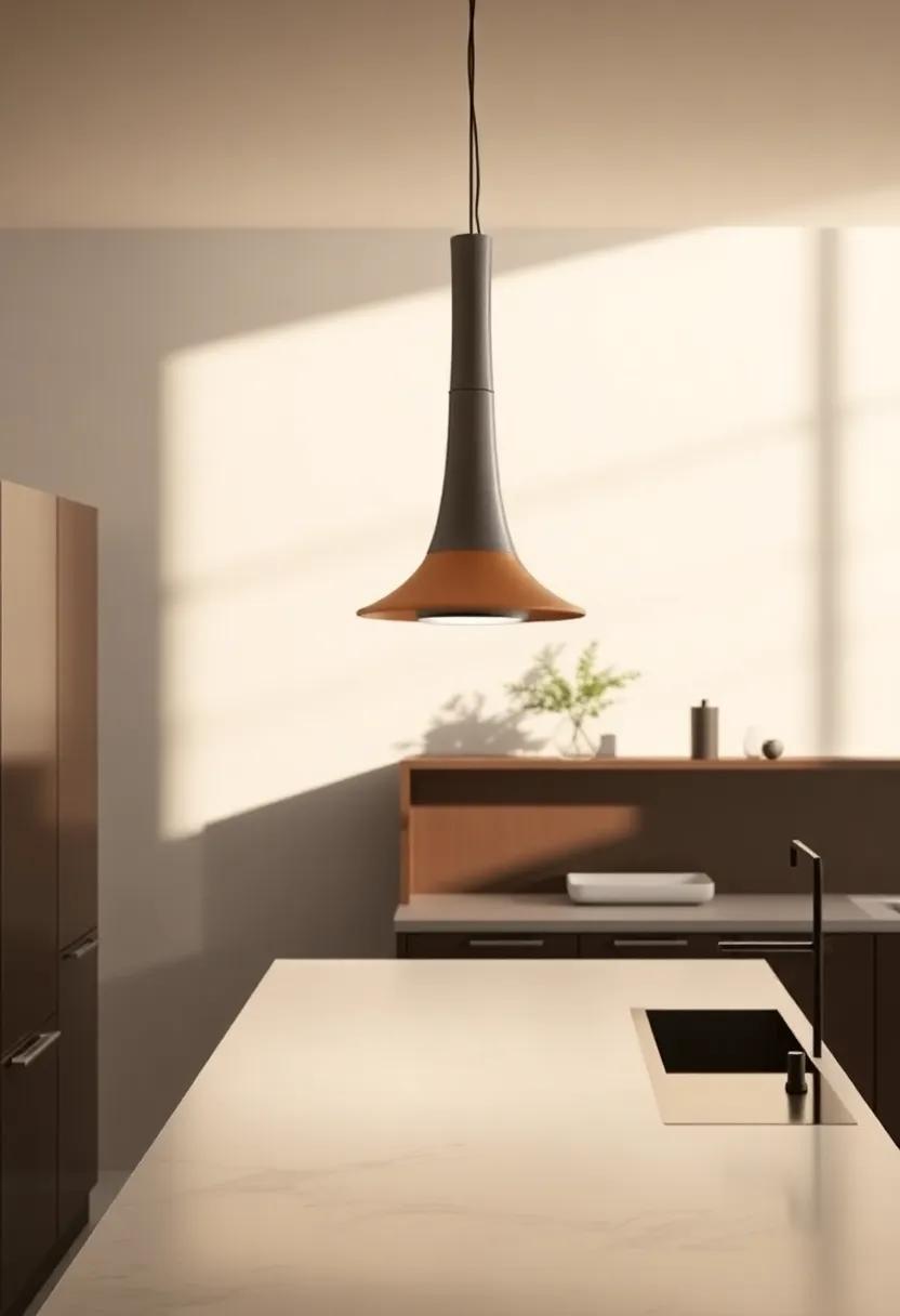 Artemide’s Pirce Pendant: This sculptural masterpiece ⁣plays ‍with‌ light and⁢ shadow, ​seamlessly blending art ‌and technology​ to enhance the sophistication ⁣of your ⁢cooking space