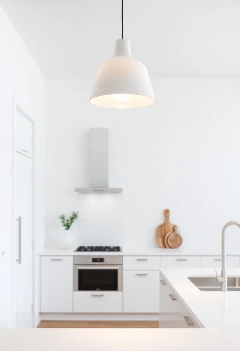 Visual Comfort & ⁢Co. Bell Pendant: This sleek, minimalist bell-shaped pendant combines simplicity and luxury, perfectly ​illuminating your kitchen‌ without ⁤overpowering the decor