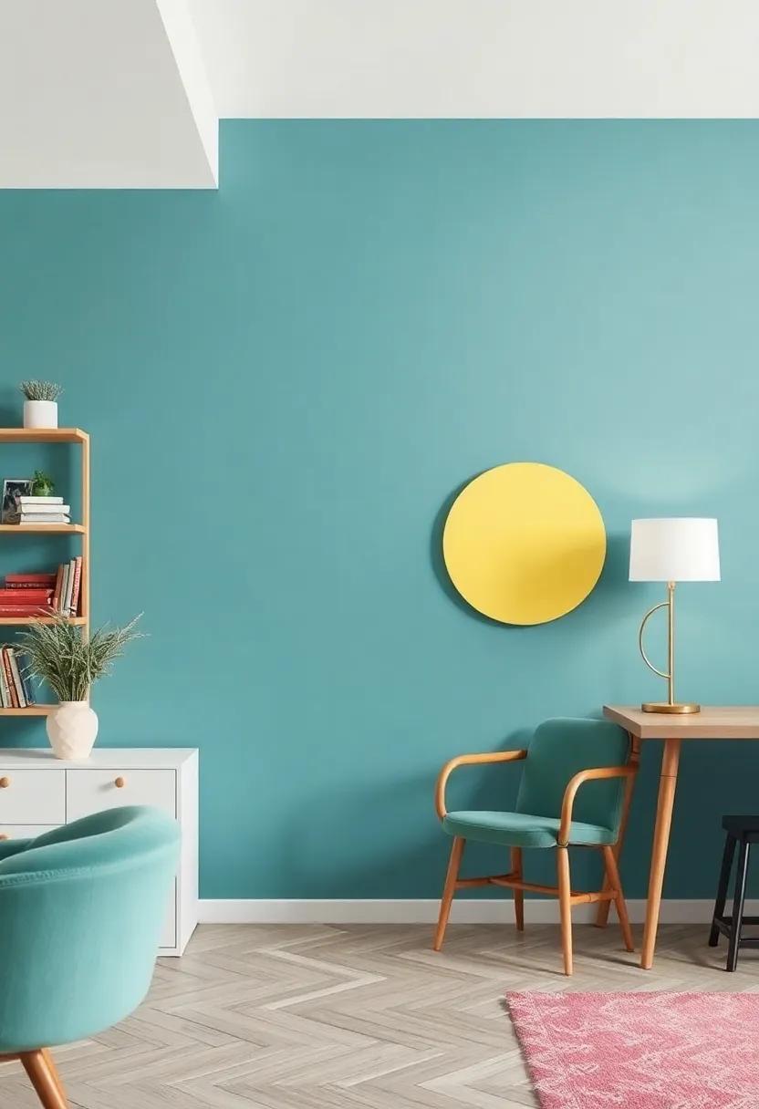 Include ⁢a Statement Wall: Designate one⁣ wall for a ​bold mural ‍or wallpaper ⁤that serves as a focal point ​and⁤ conversation starter