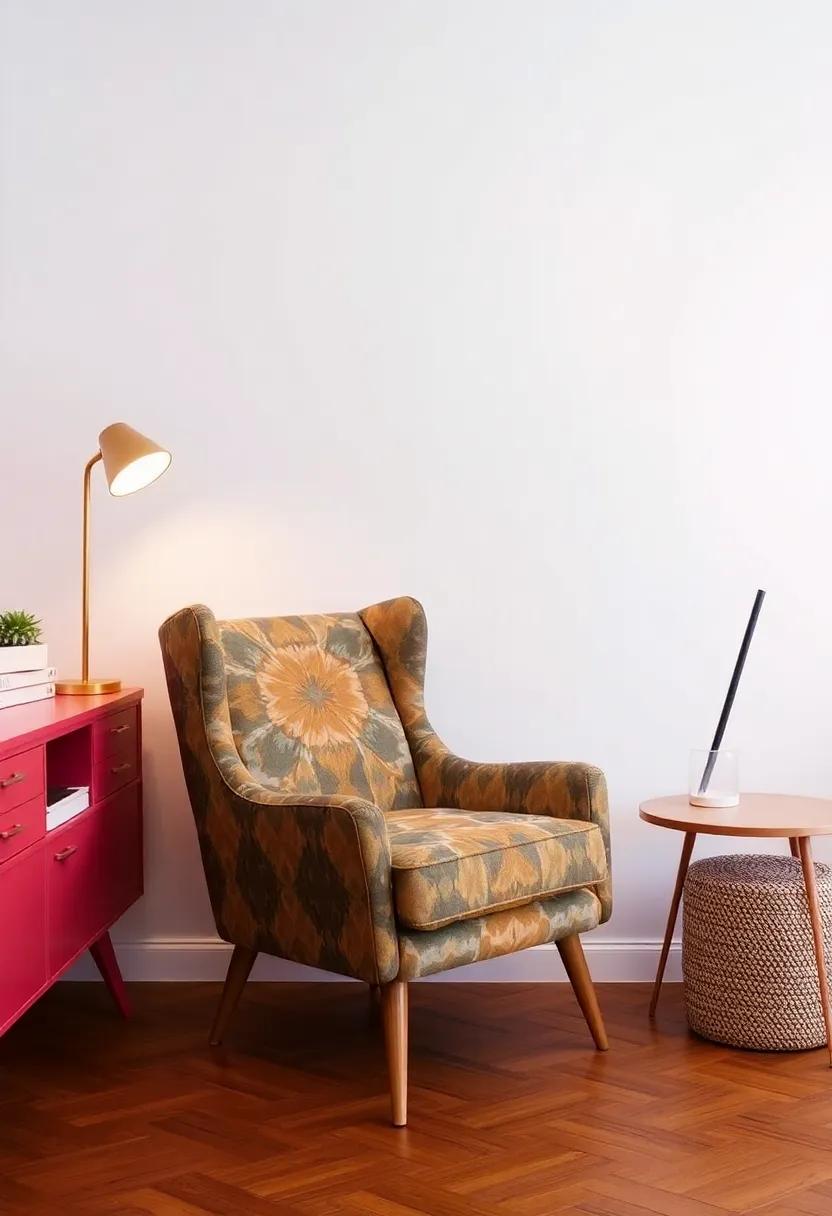 incorporate⁣ an Accent Chair: Choose⁤ a statement ⁣chair with an unusual design‌ or⁣ pattern ‍for a pop of style⁣ and an inviting reading ⁢nook