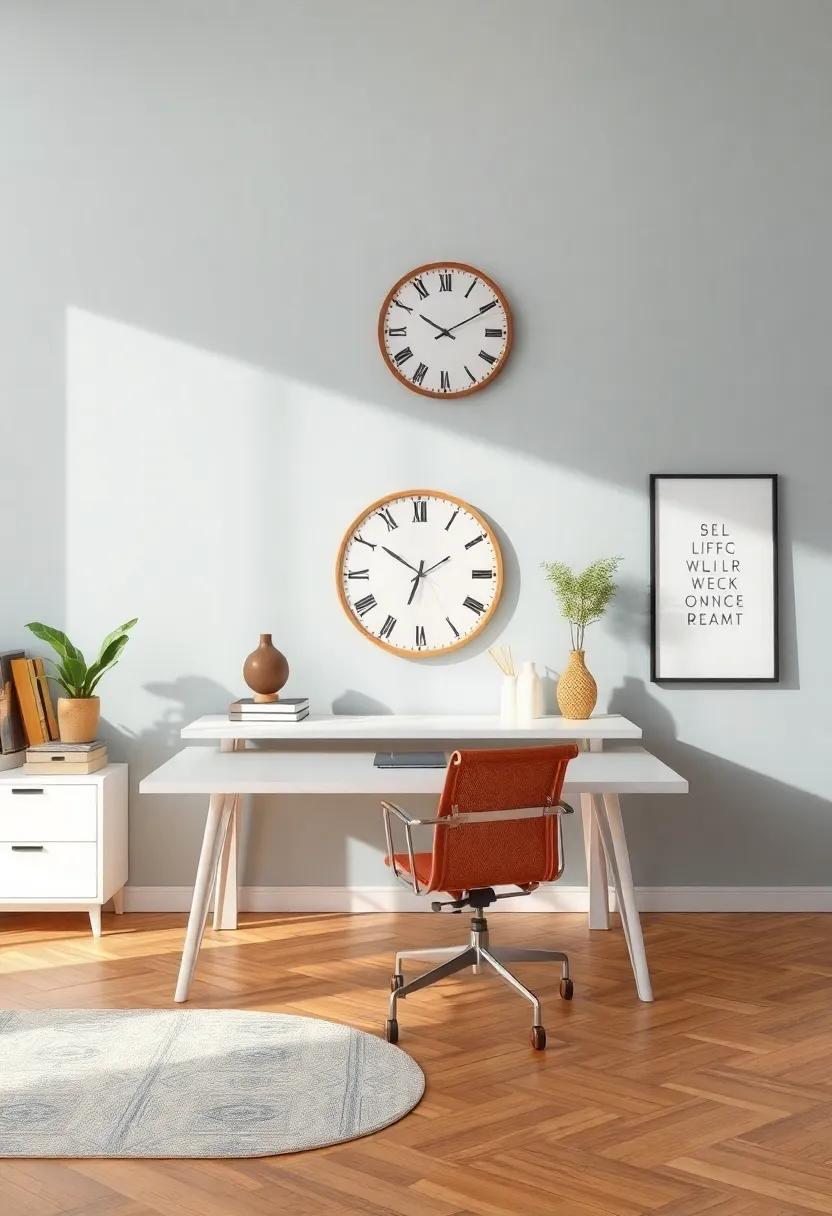 Add‍ a Touch of ⁤Whimsy: Incorporate ‍playful decor⁣ items like⁢ quirky clocks or fun sculptures⁢ that reflect your sense of humor