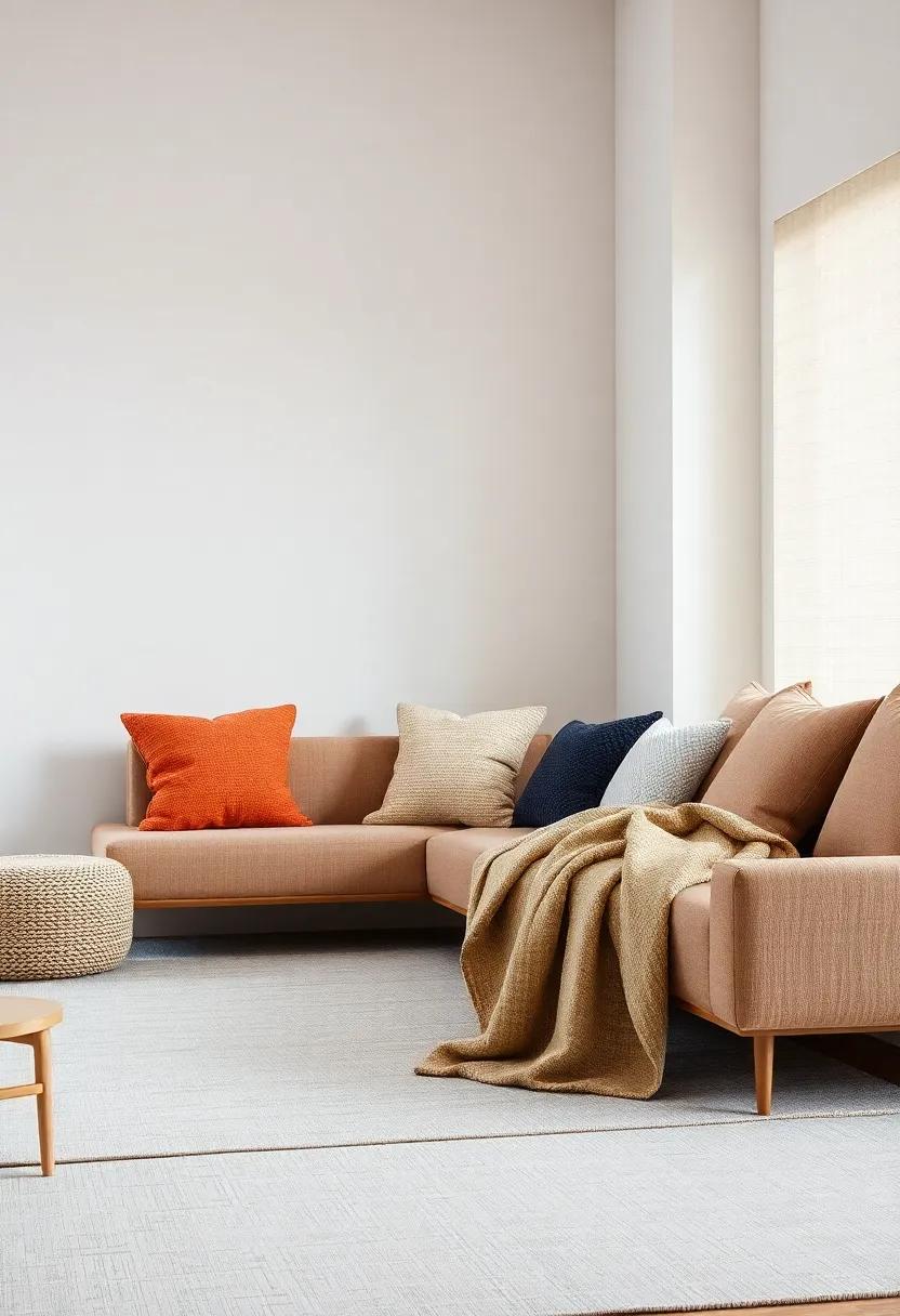 Cushions and Throws: The Textural Warmth of Japanese-Inspired Living Room Fabrics