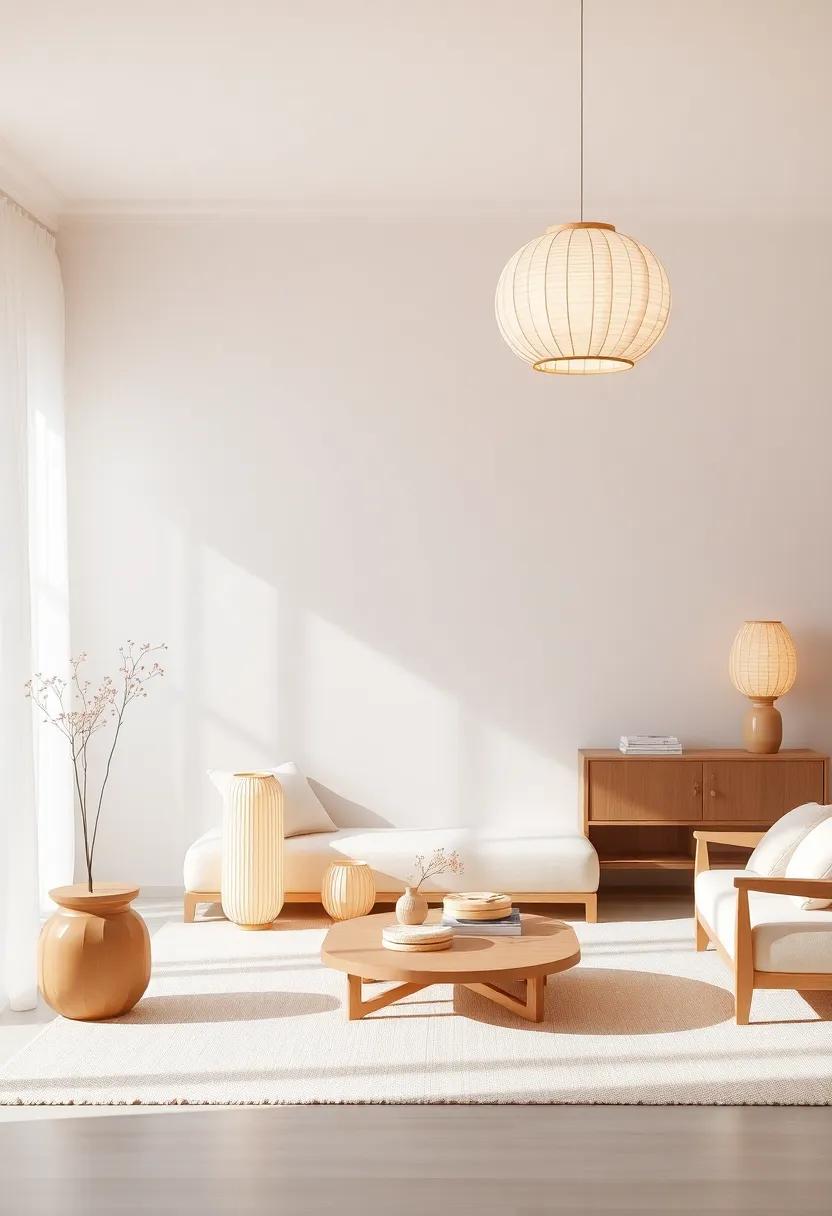 Gentle Lighting:‍ Enhancing Serenity with Paper Lanterns ⁢and Soft Fixtures