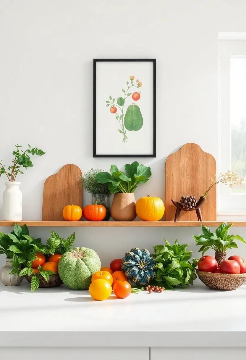 botanical​ Prints: Choose botanical illustrations of fruits,‌ vegetables, and herbs to celebrate ‌the⁢ bounty of nature in a chic and sophisticated manner