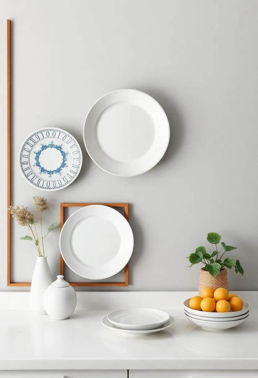 Framed Dinnerware:⁣ Exhibit beautiful plates or platters ⁣within frames ‍as a unique take on wall art, adding an unexpected decorative element