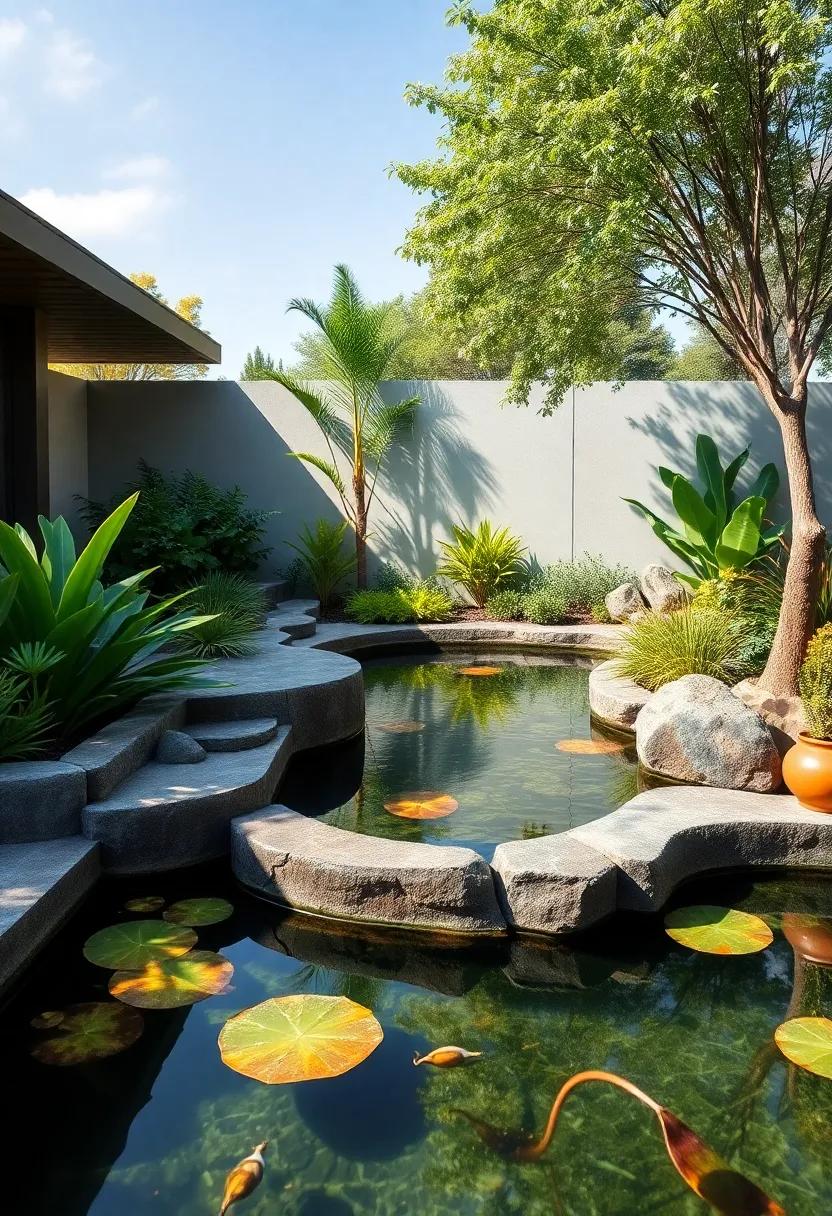 Opt⁤ for a ‌natural swimming ⁤pond ⁢that doubles as an ​aquatic ⁢garden,enhancing both beauty and biodiversity right outside your ⁣door