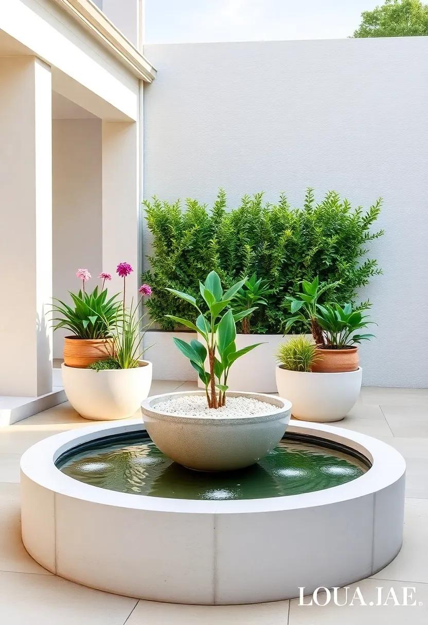 Opt⁣ for ‌a​ colorful tile ⁢fountain with intricate patterns that⁤ brings vibrancy ‍and culture to a contemporary patio